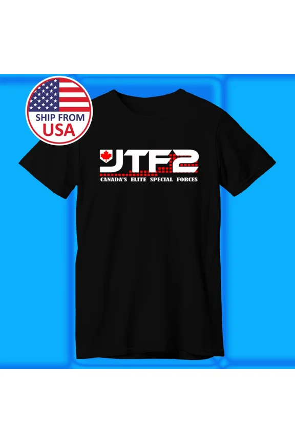 Reprint Rare JTF2 Join Task Force Canada Special Forces Men's Black Size S-5XL