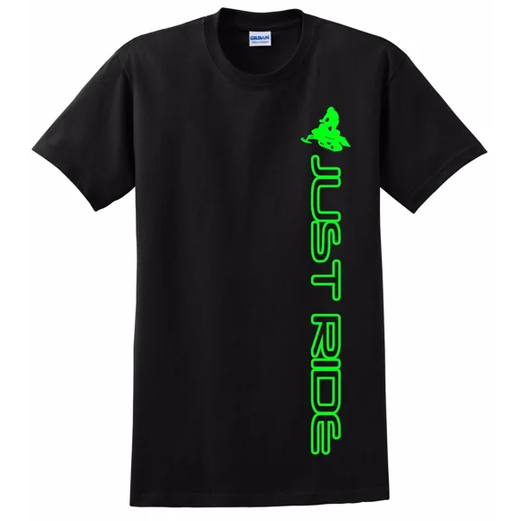 Reprint Rare JUST RIDE SLED YOUTH T SHIRT MX CHILD SNOWMOBILE YAMAHA ARCTIC CAT SKI DOO