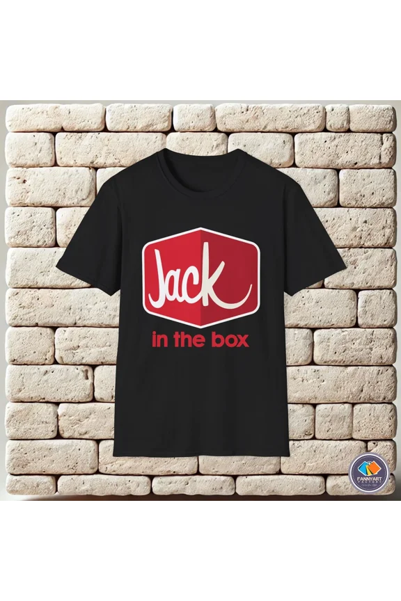 Reprint Rare Jack In The Box Logo Unisex T-Shirt