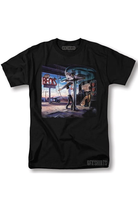 Reprint Rare Jeff Beck Shirt Rock Concert Tour Merch Poster Vntg Graphic T-Shirt