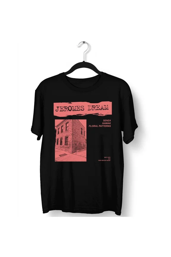 Reprint Rare Jeromes Dream bAND Poster Tour T Shirt Black Unisex S-5XL 1A0331