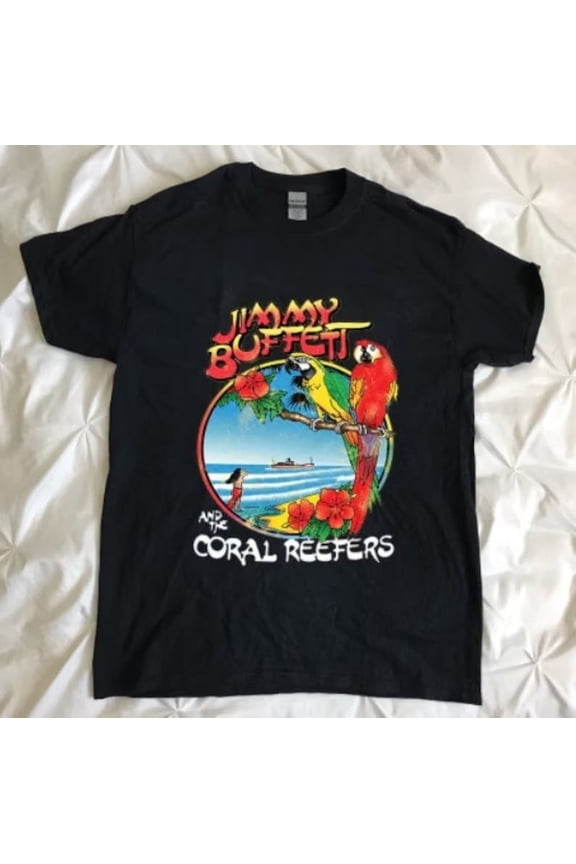 Reprint Rare Jimmy Buffet And The Coral Reefers funny Unisex T Shirt, Jimmy Buffet Youth, Tod