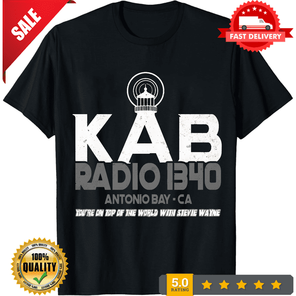 Reprint Rare KAB Radio The Fog Inspired T-shirt - Retro Classic 70s 80s Horror Movie Film, ULTRA LIMITED-TH73240