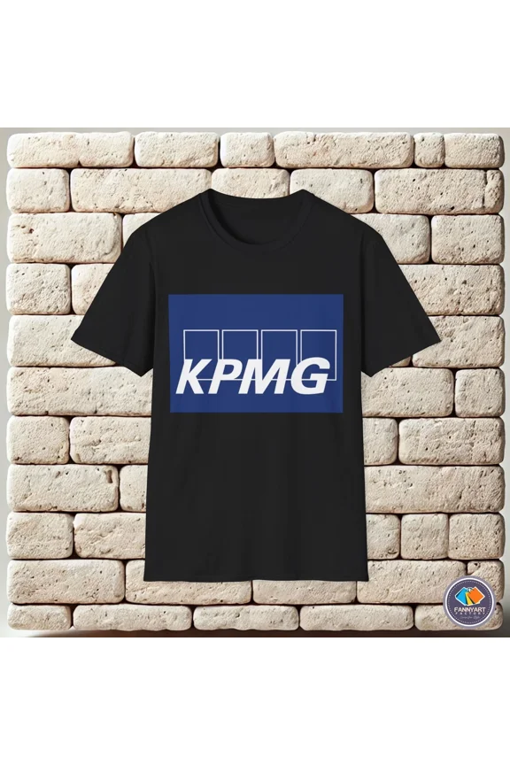 Reprint Rare KPMG Big Four 4 Audit Consultin Firm Logo Brand Unisex T-Shirt