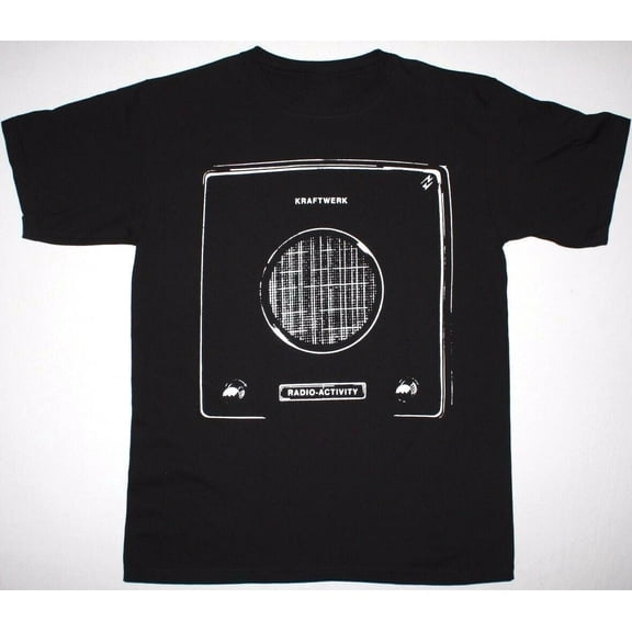 Reprint Rare KRAFTWERK RADIO ACTIVITY T-shirt Black Men S-234XL FN624