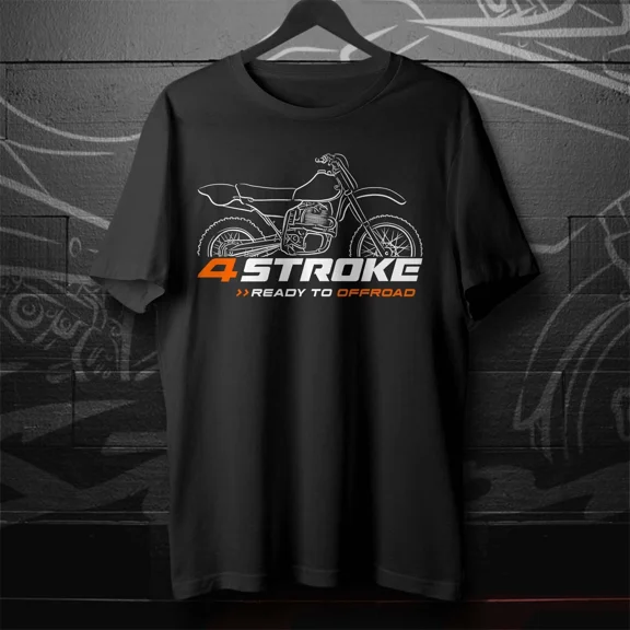 Reprint Rare KTM 504 MXC 1982-1984 - Motorcycle T-shirt for Cross Country Riders
