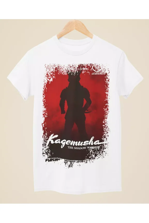 Reprint Rare Kagemusha - Japanese Movie Poster Inspired Unisex White T-Shirt