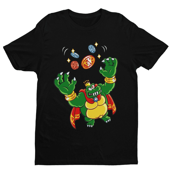 Reprint Rare Kaptain King K Rool With Donkey Koins Premium Unisex T-shirt | Character Art
