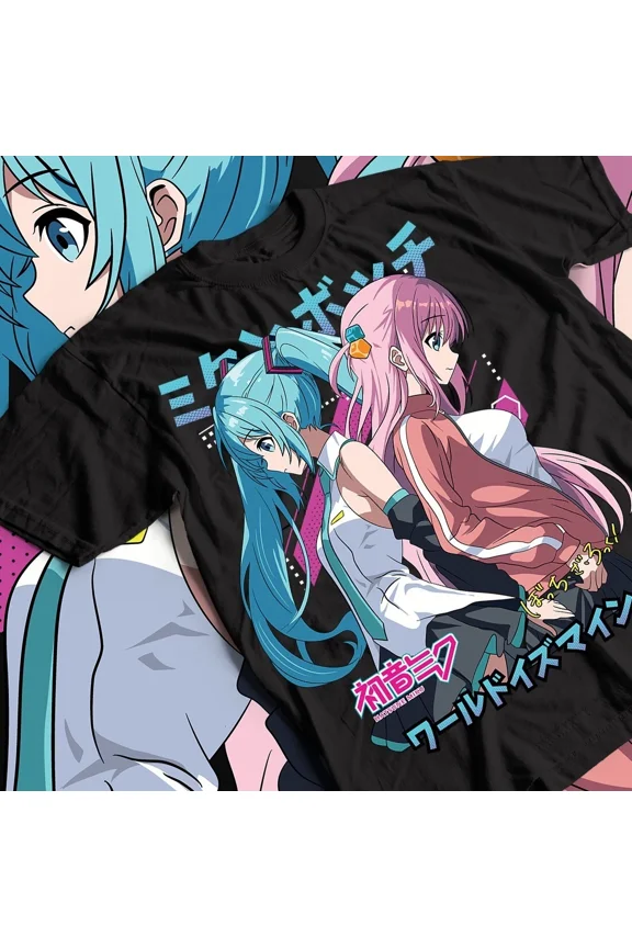 Reprint Rare Kawaii Hitori Gotou Bocchi the Rock Unisex Tee - Funny Yamada, Nijika Ijichi