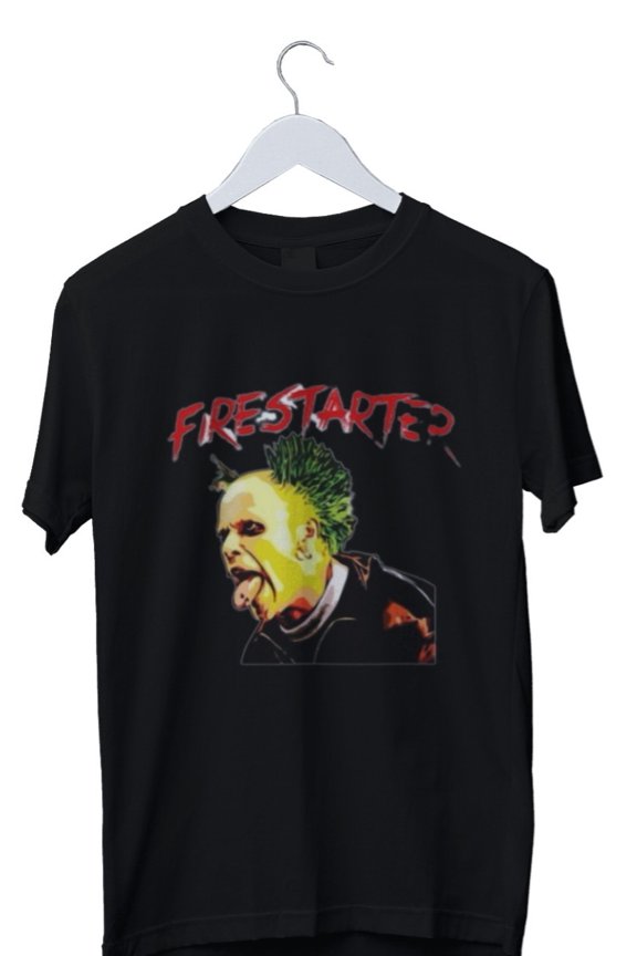 Reprint Rare Keith Flint Graphic T-Shirt-Mens Unisex Firestarter S M L XL 2 3 4 XL