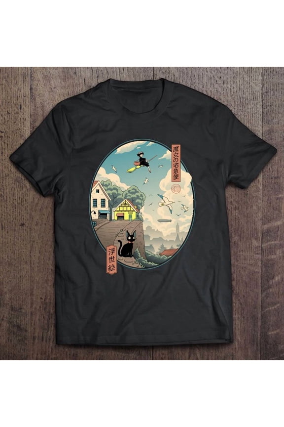 Reprint Rare Kiki's Delivery Service T-Shirt Unisex Cotton tee S-4XL LI1300