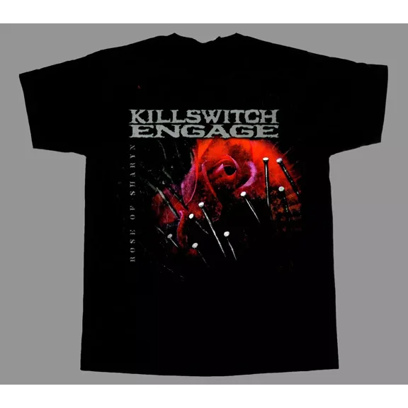 Reprint Rare Killswitch Engage Rose Of Sharyn Band Black S-5XL Unisex T-shirt
