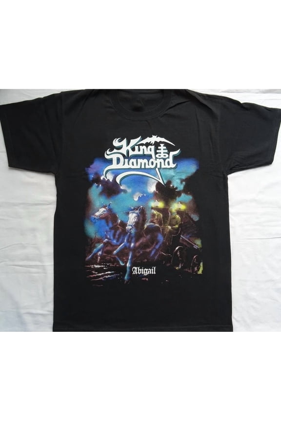 Reprint Rare King Diamond t-shirt Abigail Short Sleeve Cotton Black All Size T-Shirt