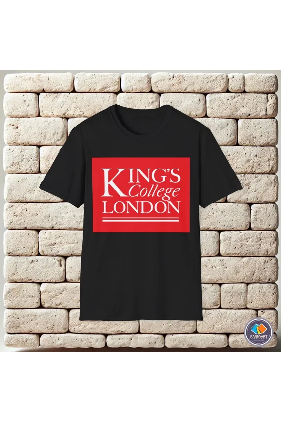 Reprint Rare King's College London Emblem Logo Unisex T-Shirt