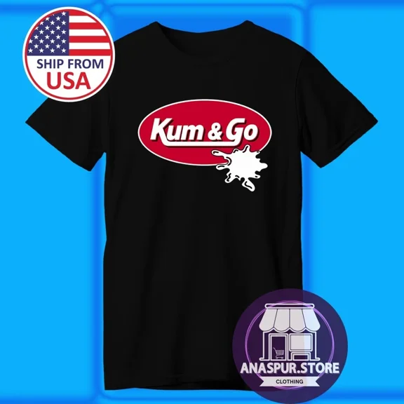 Reprint Rare Kum & Go Men's Black Navy Size S-5XL