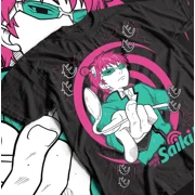 Reprint Rare Kusuo Saiki T-Shirt, Saiki K Gift, Unisex Tee, Anime Fans, Comic Shirt