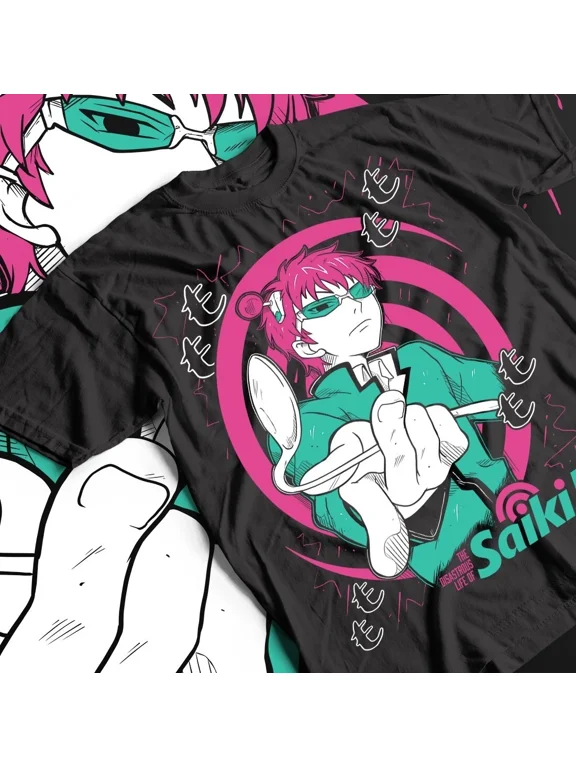 Reprint Rare Kusuo Saiki T-Shirt, Saiki K Gift, Unisex Tee, Anime Fans, Comic Shirt