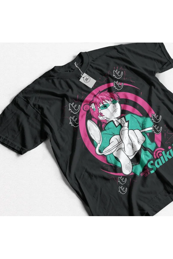 Reprint Rare Kusuo Saiki T-Shirt The Disastrous Life of Saiki K Gift For Fans Gift Shirt