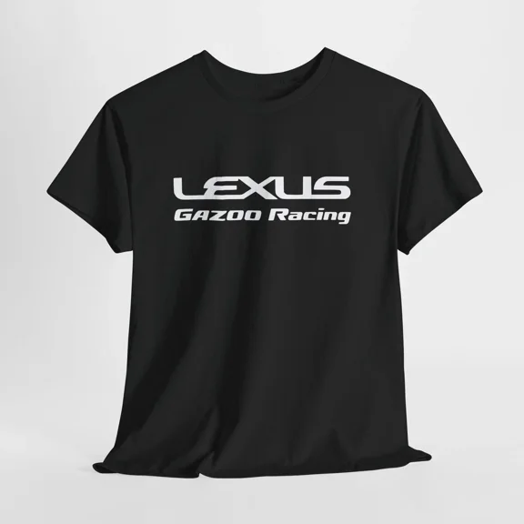 Reprint Rare Lexus Gazoo Racing Black T-Shirt – Unisex Motorsport Tee for Men or Women