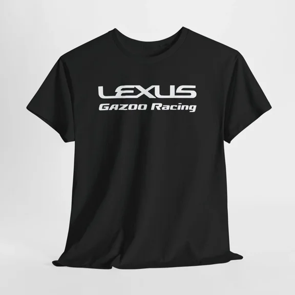 Reprint Rare Lexus Gazoo Racing Unisex Black Tshirt Cotton Tee Sizes S-3XL Motorsport Fans