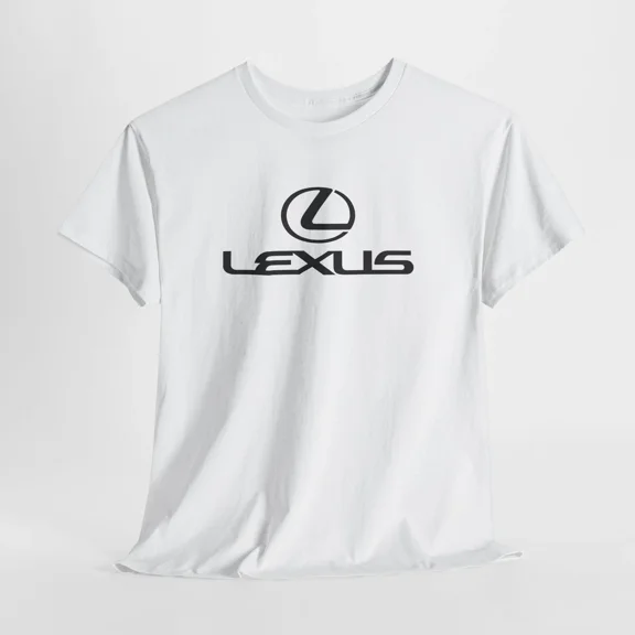 Reprint Rare Lexus Unisex Graphic White Tshirt Cotton Tee Sizes S-3XL Car Fans
