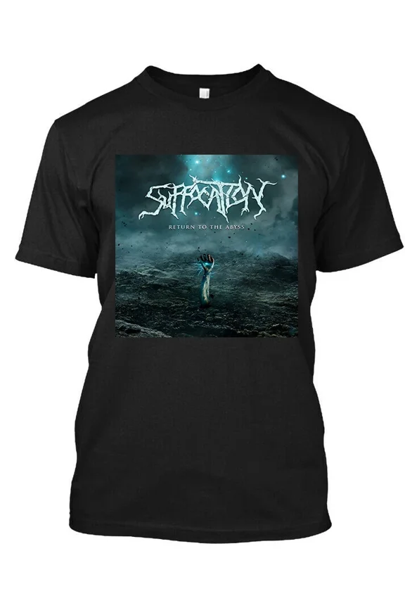 Reprint Rare Limited NWT Suffocation Return to the Abyss American Death Music T-Shirt S-4XL