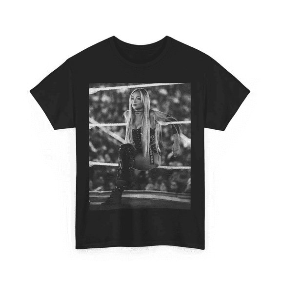 Reprint Rare Liv Morgan beautiful Black Cotton T shirt Men Women S-5XL