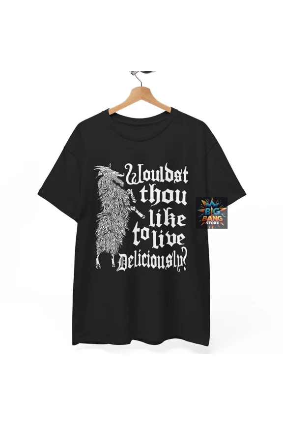 Reprint Rare Live Deliciously Black Phillip Tee shirt, Music Band Rock Punk Metal, Unisex tee