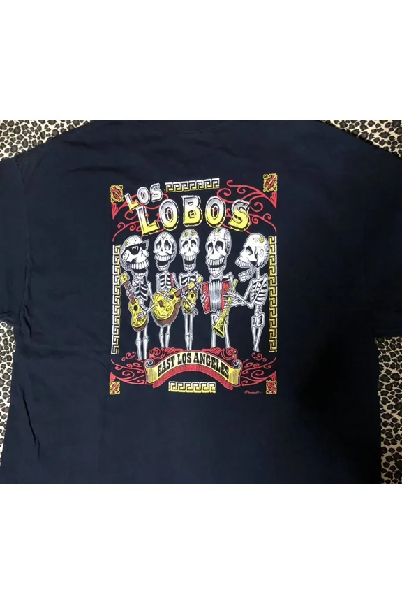 Reprint Rare Los Lobos Tour Colleciton Cotton Gift For Fans to 5XL T-shirt MD1679