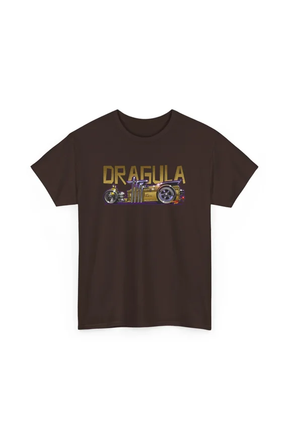 Reprint Rare MUNSTERS DRAGULA TV Show Concept Art Heavy Cotton Tee 13 Colors