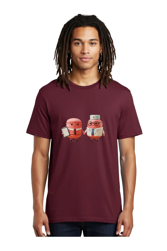 Reprint Rare Macarons-9 Mens Graphic Tee, 100% Cotton, Casual Summer Wear
