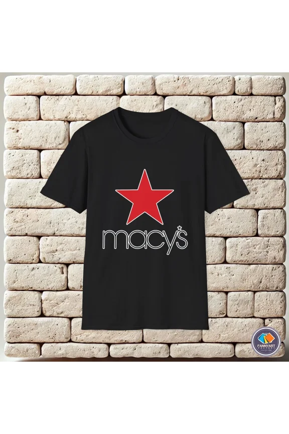 Reprint Rare Macy's Red Star Logo Unisex T-Shirt