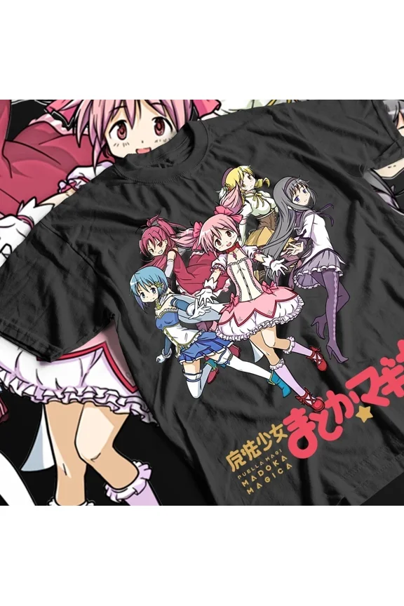 Reprint Rare Madoka Magica Grief Seed Unisex Tee, Magical Girl Shirt, Kawaii Shirt Black