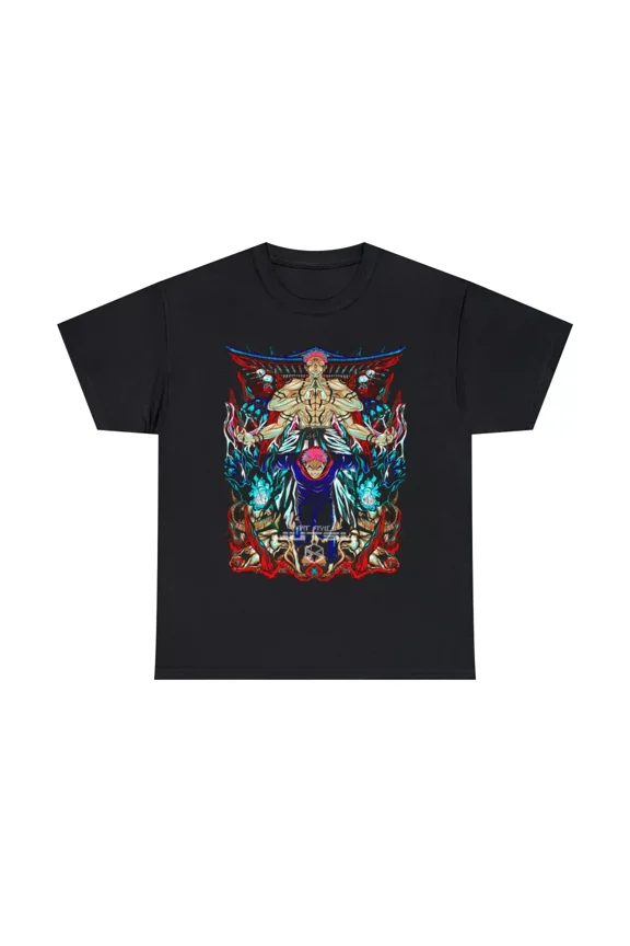 Reprint Rare Malevolent Shrine tshirt,anime shirt Ryomen Sukuna x Yuji Itadori Essential