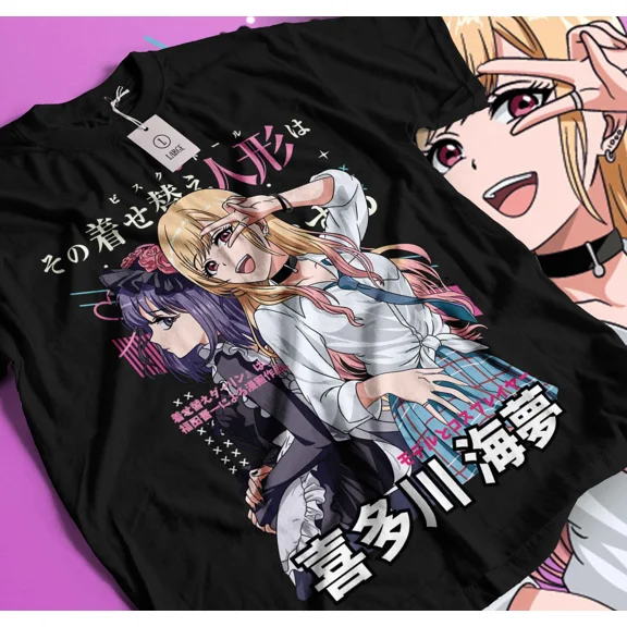 Reprint Rare Marin Kitagawa T-Shirt My Dress Up Darling Anime Lovers Gift T-Shirt Gift 115