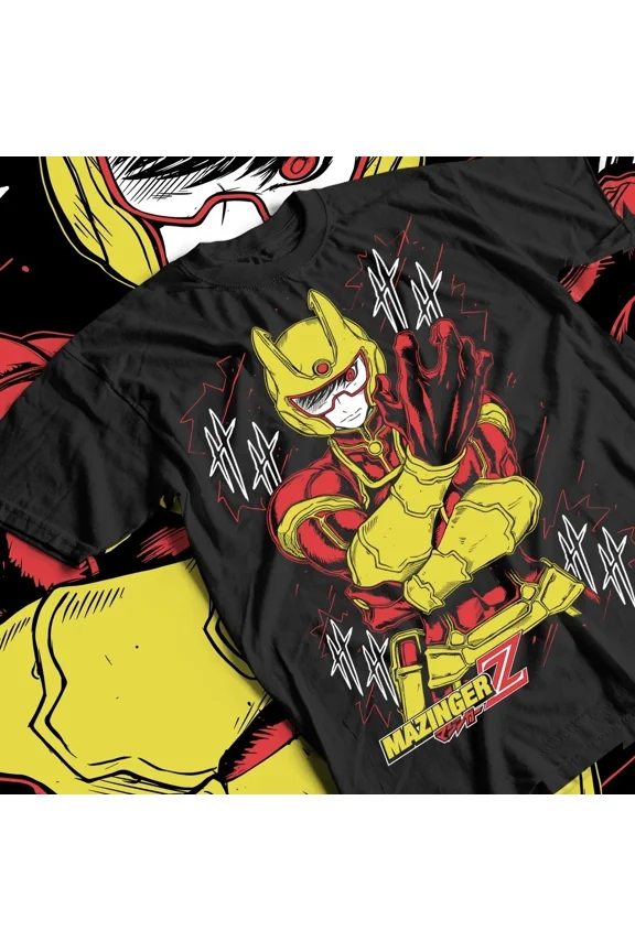 Reprint Rare Mazinger Z T-Shirt, Koji Sayaka Yumi, Ashura Hell Robot Tee, Anime Shirt Gift,