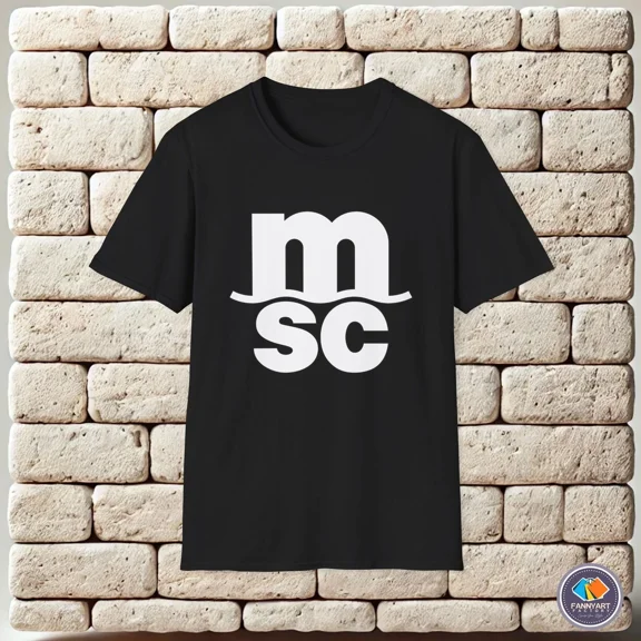 Reprint Rare Mediterranean Shipping Company MSC Logo Unisex T-Shirt