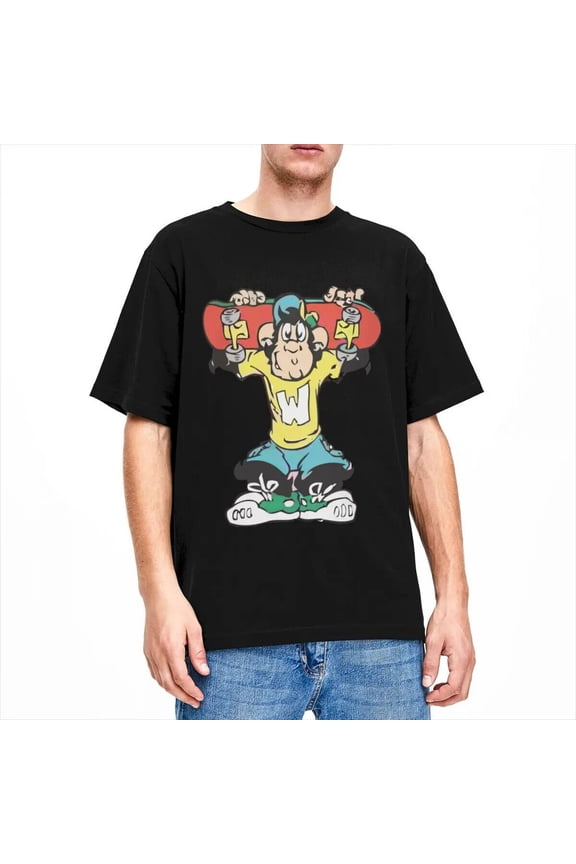 Reprint Rare Men Women's Monkey Lc Waikiki Singe Shirt Accessories Pure Cotton Clothing Fashi