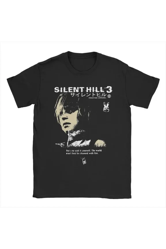 Reprint Rare Men's T-Shirts Silent Hills 3 Heather Creative Cotton Tee Shirt Short Sleeve T S