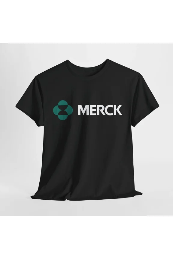 Reprint Rare Merck Life Science Logo Men’s T-Shirt USA Tee S-5XL