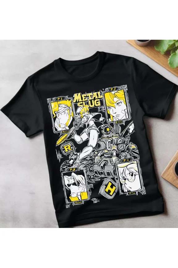 Reprint Rare Metal Slug inspired Men's classic tee - Retro gaming shirt