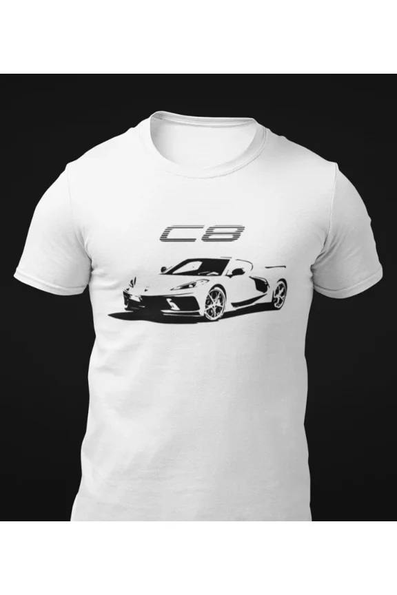 Reprint Rare Mid Engine 2020 vette C8 Short-Sleeve Unisex T-Shirt