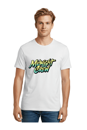 Reprint Rare Midnight-Crew-7 Mens Graphic Tee, 100% Cotton, Casual Summer Wear