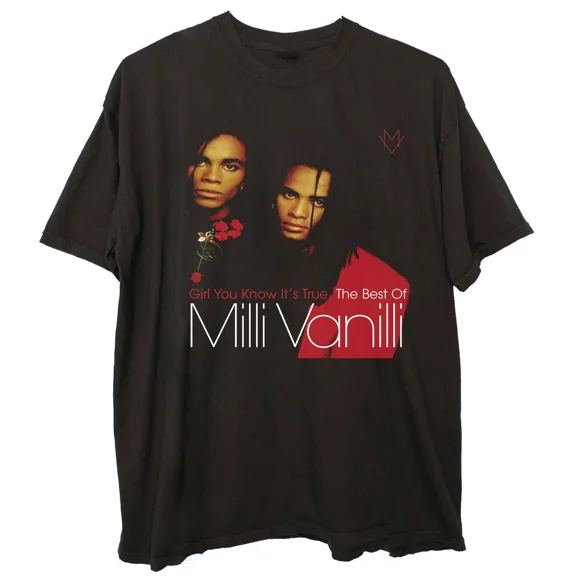 Reprint Rare Milli Vanilli Girl You Know It's True The Best Unisex Tee Shirt S-5XL MK694