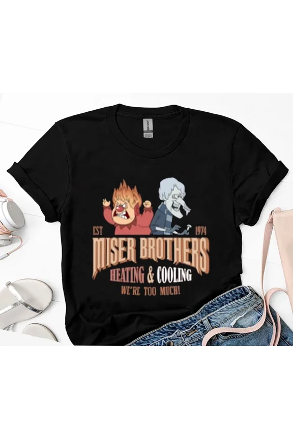 Reprint Rare Miser Brothers Heating & Cooling T-Shirt, Christmas 2025 Shirt S-5XL Q8374