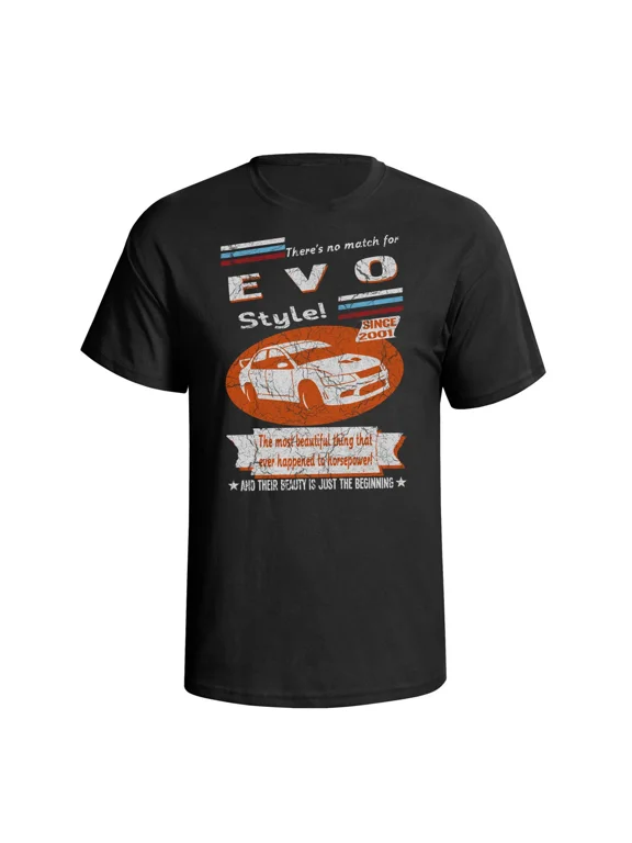 Reprint Rare Mitsubishi Lancer Evo7 2001 Retro Style Mens Quality T-Shirt Car Gift Eco