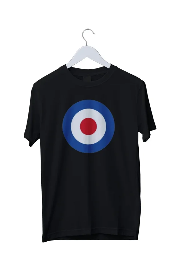 Reprint Rare Mod Target Retro Mods Graphic T-Shirt - Mens S M L XL 2 3 4 XL 2L