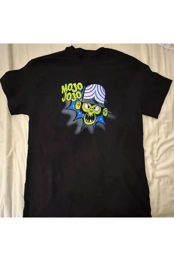 Reprint Rare Mojo Jojo Powerpuff Girls T-Shirt Cartoon Network 2000