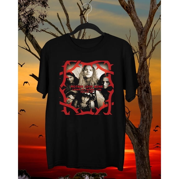 Reprint Rare Mother Love Bone Crown of Thorns Live in 89s Black All Size Unisex Shirt