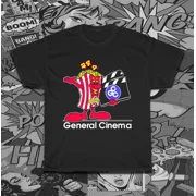 Reprint Rare Movie Fan Tees General Cinema Theatres GCC T-Shirt American Size S-5XL T-Shirt